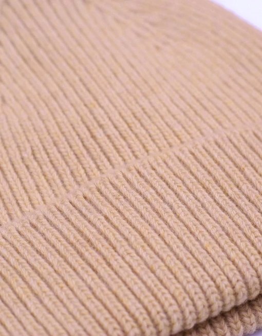 Colorful Standard - Merino Wool Beanie Honey Beige-Accessoires-CS5081
