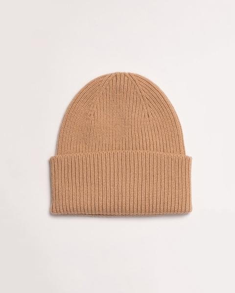 Colorful Standard - Merino Wool Beanie Honey Beige-Accessoires-CS5081