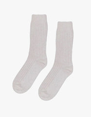 Colorful Standard - Merino Wool Blend Sock - Heather Grey-Accessoires-CS6003