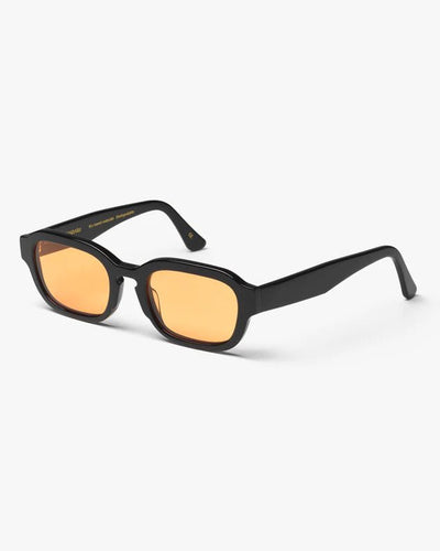 Colorful Standard - Sunglass 01 - Deep Black Solid/Orange - Lunettes de soleil-Accessoires-CS0001