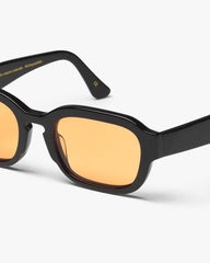 Colorful Standard - Sunglass 01 - Deep Black Solid/Orange - Lunettes de soleil-Accessoires-CS0001