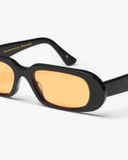 Colorful Standard - Sunglass 09 - Deep Black Solid - Orange - Lunettes de Soleil-Accessoires-CS0009