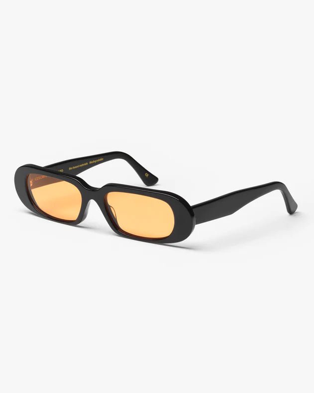 Colorful Standard - Sunglass 09 - Deep Black Solid - Orange - Lunettes de Soleil-Accessoires-CS0009