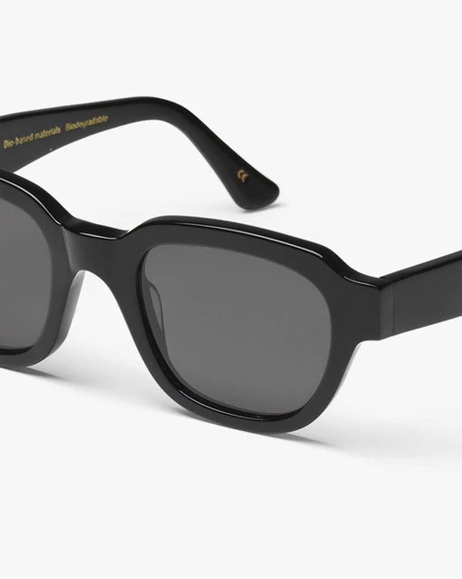 Colorful Standard - Sunglass 13 - Deep Black Solid/Black - Lunettes de soleil-Accessoires-CS0013