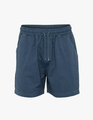 Colorful Standard - Classic Organic Twill Shorts - Petrol Blue-Pantalons et Shorts-CS4001
