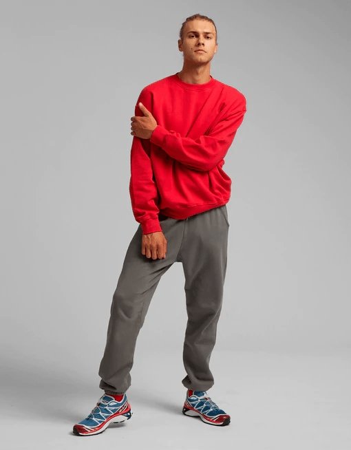 Colorful Standard - Organic Sweatpants - Cedar Brown-Pantalons et Shorts-CS1011