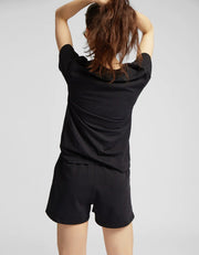 Colorful Standard - Woman Classic Organic Sweatshorts - Deep Black-Pantalons et Shorts-CS2053