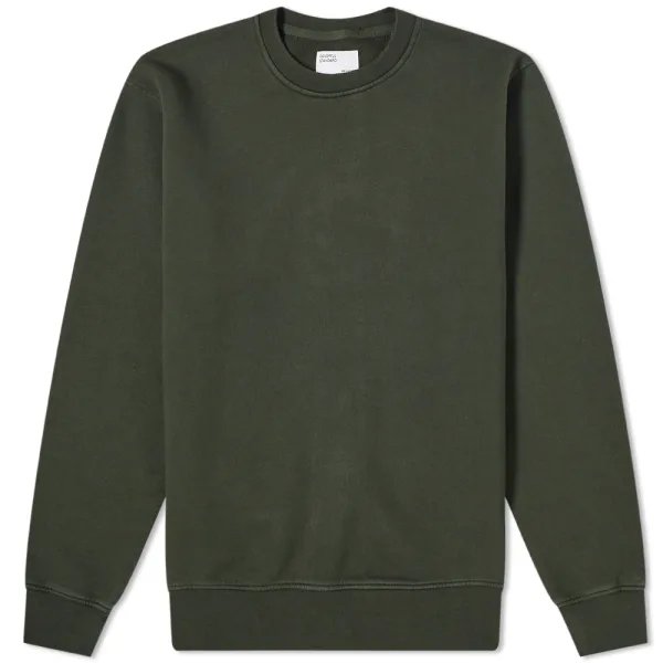 Colorful Standard - Classic Organic Crew - Hunter Green-Pulls et Sweats-CS1005