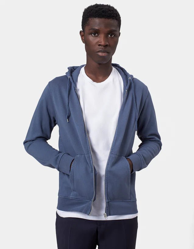 Colorful Standard - Classic Organic Zip Hood - Deep Black-Pulls et Sweats-CS1007