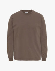 Colorful Standard - Oversized Organic Ls T-shirt - Cedar Brown-Pulls et Sweats-CS1003