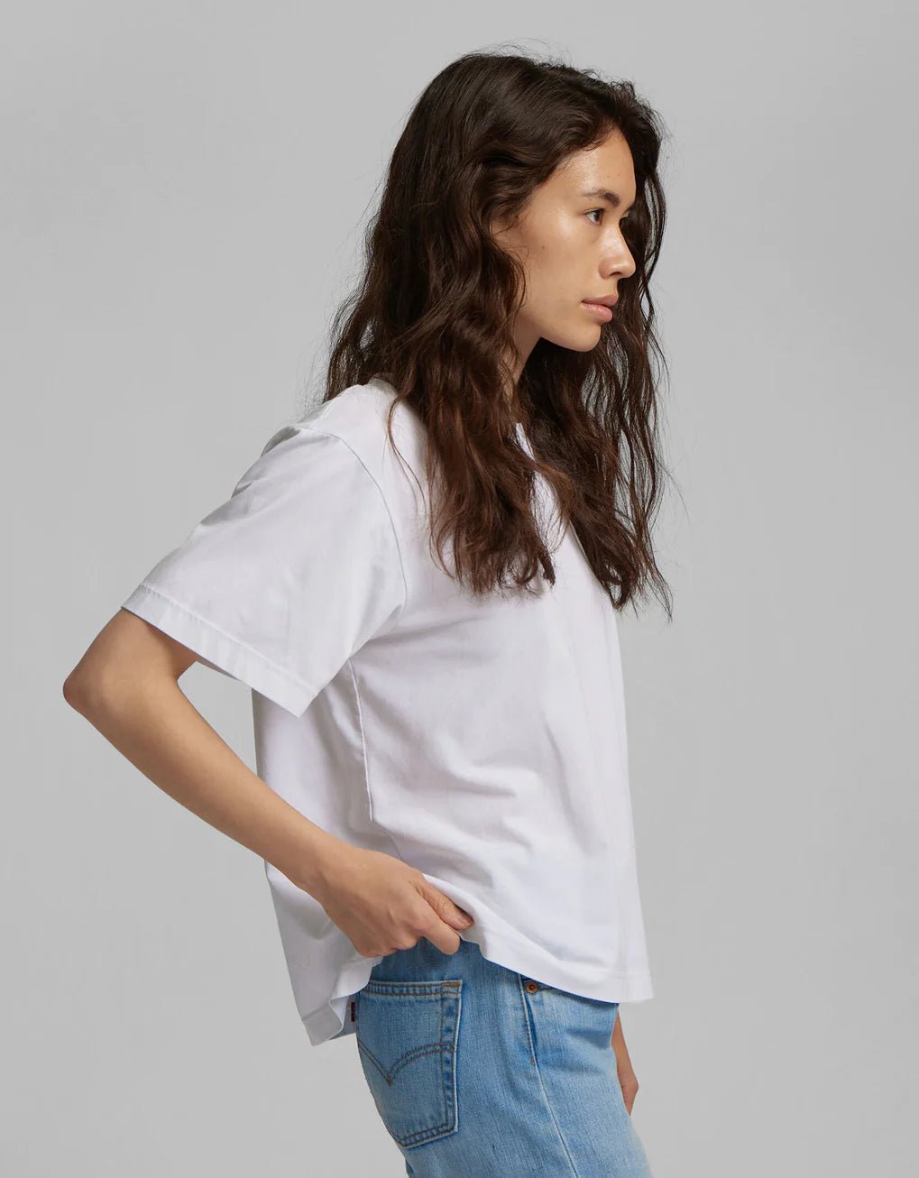 Colorful Standard - Unisexe - Organic Oversized Tee - Deep Black-Tops-CS2056