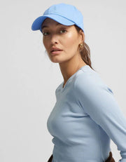 Colorful Standard - Women Organic Rib LS T-shirt - Petrol Blue-Tops-CS2055