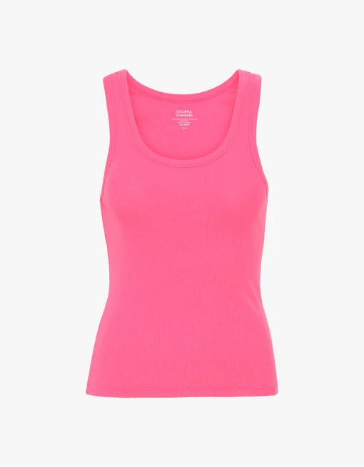 Colorful Standard - Women Organic Rib Tanktop - Bubblegum Pink-Tops-CS2054