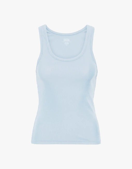 Colorful Standard - Women Organic Rib Tanktop - Polar Blue-Tops-CS2054