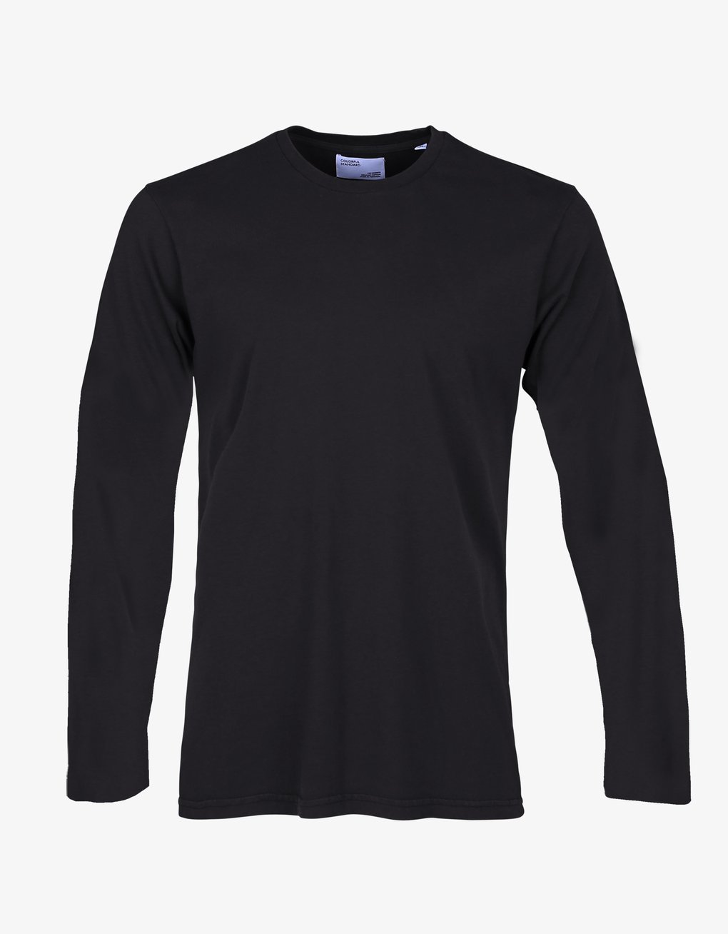 Colorful Standard - Classic Organic LS Tee Black - T-shirt manches longues noir en coton biologique-T-shirts-CS1002