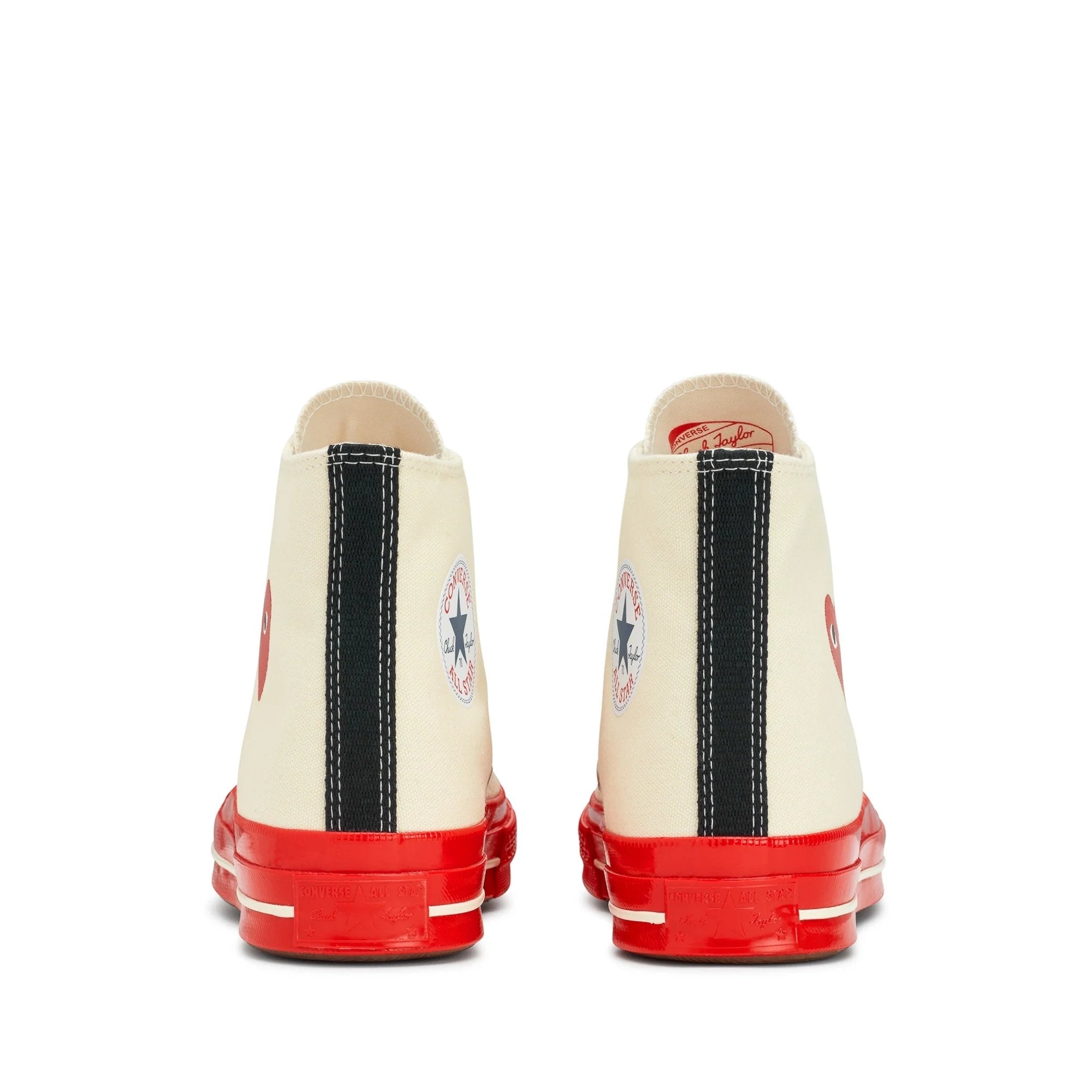 Comme Des Garçons Play x Converse - Big Heart - Chuck 70 - Milk/White High Pristine Red Off White - Unisexe-Chaussures-AZ-K124-001