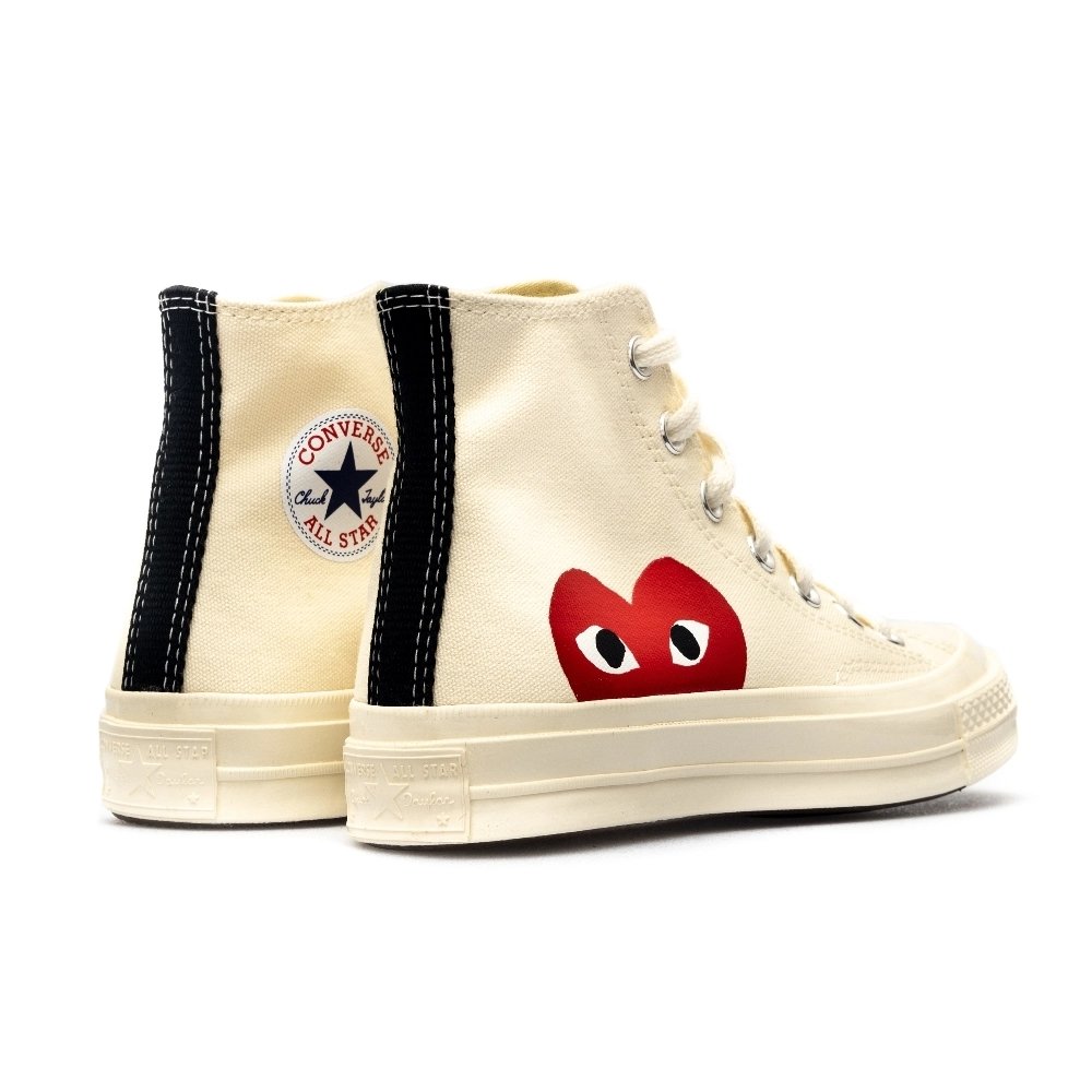 converse comme des garcons high top