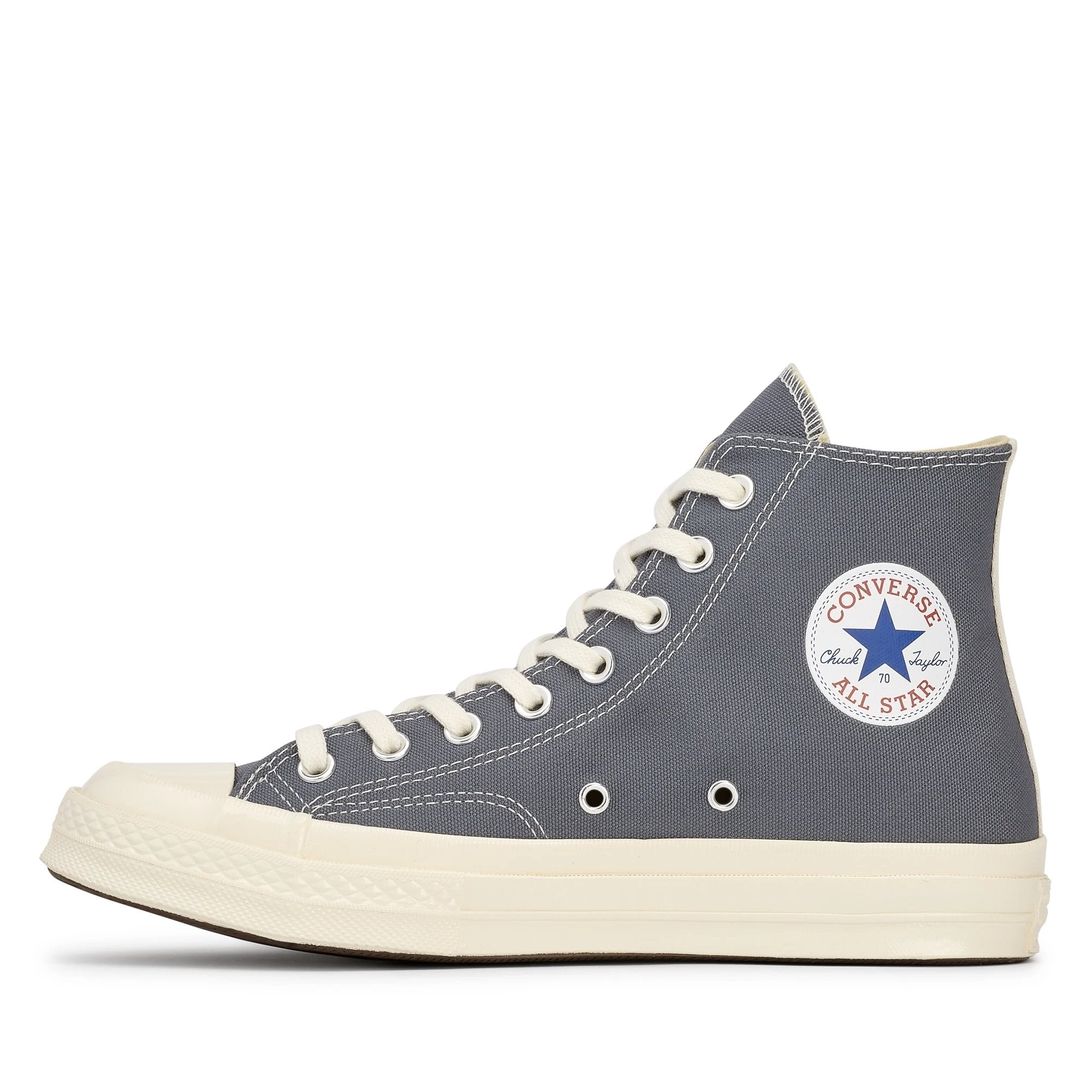 Comme Des Garçons Play x Converse - Big Heart - Chuck 70 - Steel Grey/Black High - Unisexe-Chaussures-171847C