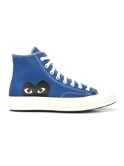Comme Des Garçons Play x Converse - Big Heart CT70 High Top Shoes - Blue Quartz/Black-Chaussures-P1K122