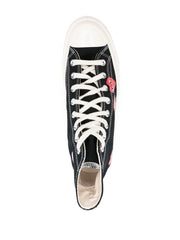 Comme Des Garçons Play x Converse - Multi Heart CT70 High Top Shoes - Black/White-Chaussures-P1K127