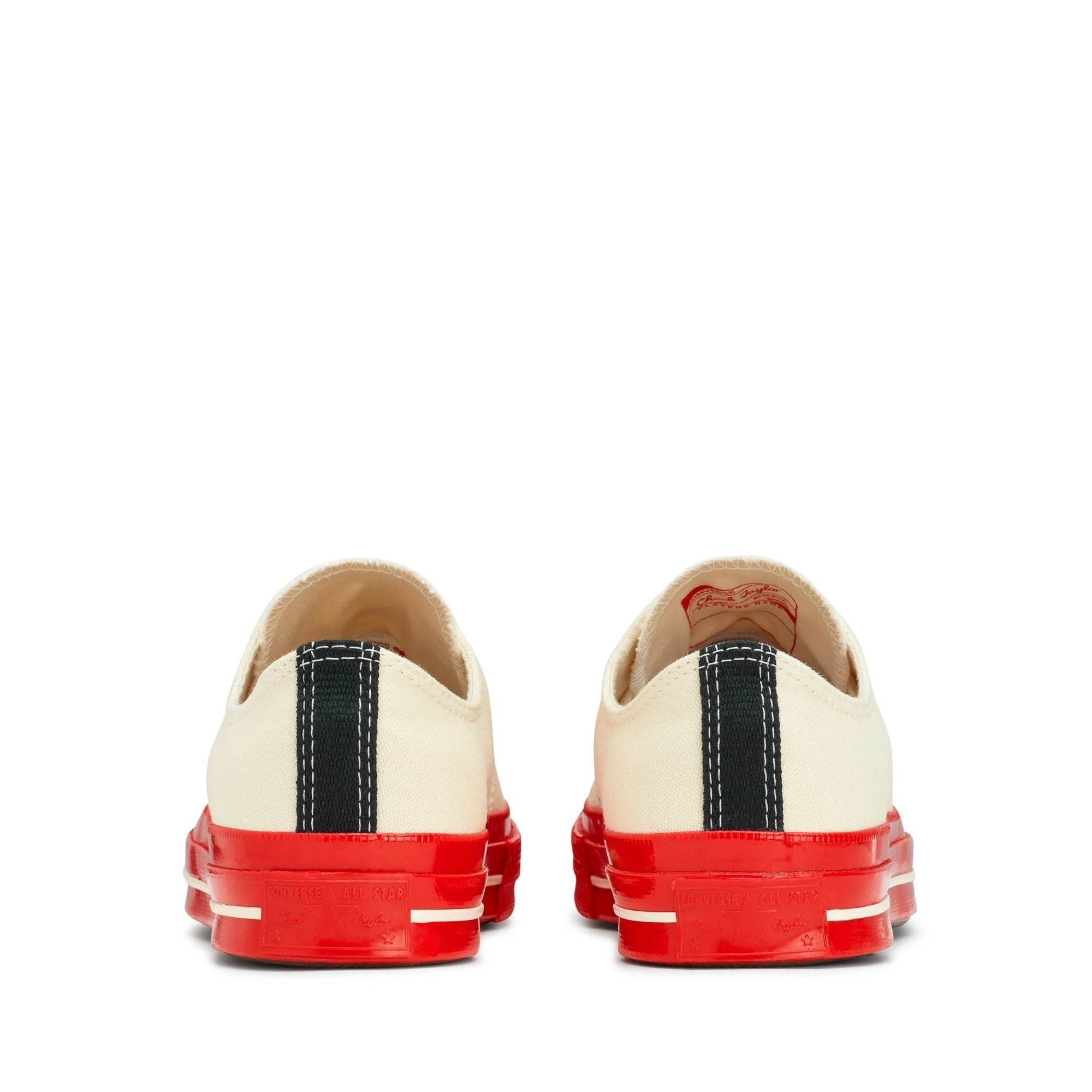 Comme Des Garçons Play x Converse - Red Heart Chuck Taylor All Star '70 Low Pristine Red Sol Off White - Unisexe-Chaussures-AZ-K123-001