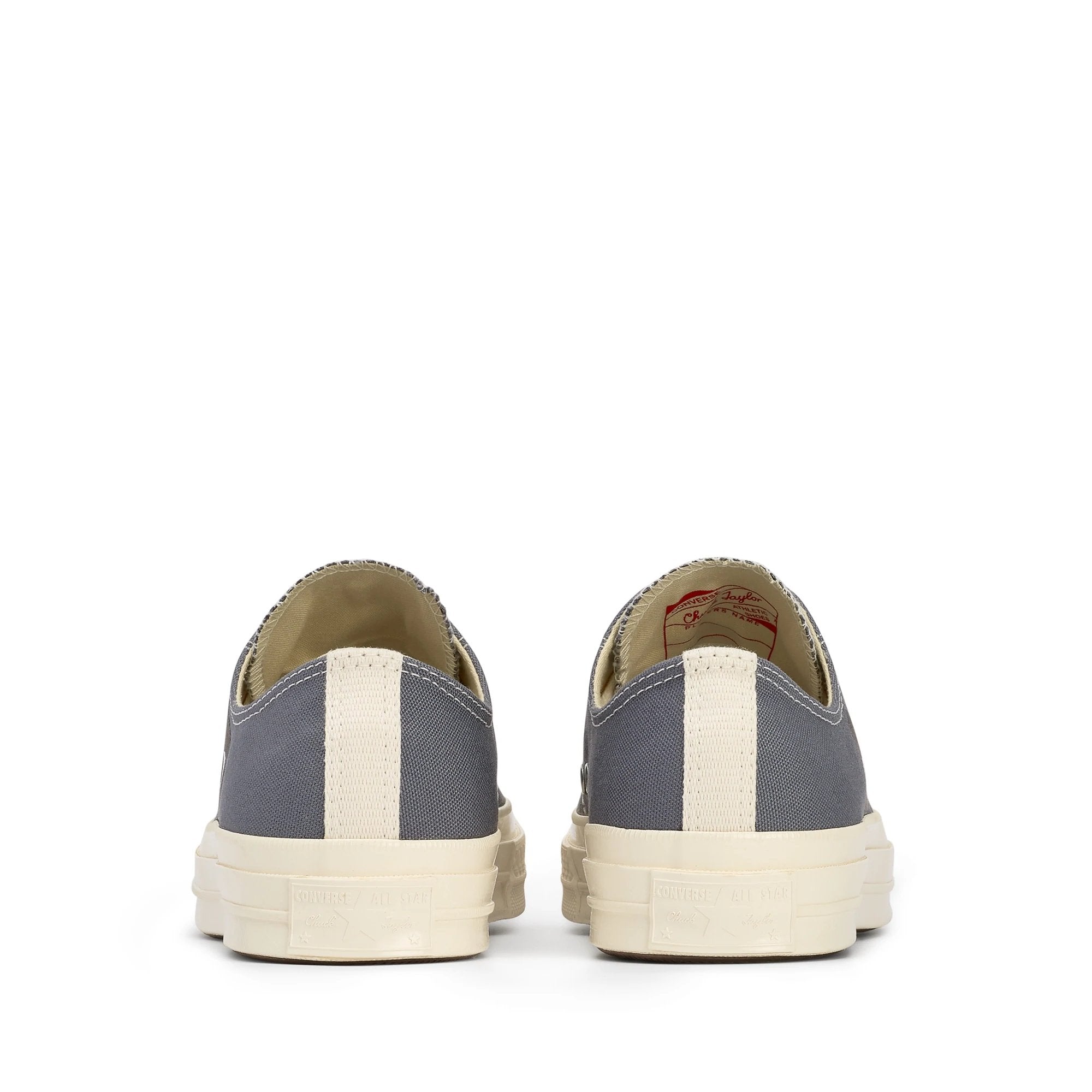 Comme Des Garçons Play x Converse - Red Heart Chuck Taylor All Star '70 Low Steel Gray High Risk Red - Unisexe-Chaussures-171849C