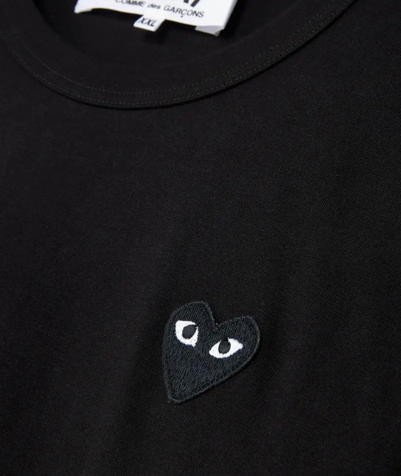 Comme Des Garçons Play - T-shirt AZ-T064 - Black-T-shirts-AZ-t064