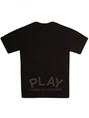 Comme Des Garçons Play - T-shirt AZ-T194 - Black-T-shirts-AZ-T194