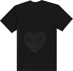 Comme Des Garçons Play - T-shirt Black Print Heart Black AZ-T196-T-shirts-P1T194