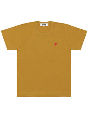 Comme Des Garçons Play - T-shirt Femme AZ-T313-051-1 - Mustard-T-shirts-AZ-T313-051-5