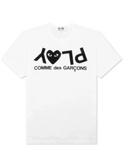Comme Des Garçons Play - T-shirt White/Play Comme des Garçons AZ-T068-T-shirts-P1T068