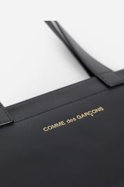 Comme Des Garçons - Huge Logo - Tote Bag - Black-Accessoires-SA9001HL