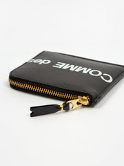 Comme des Garçons - Wallet - Hugo Logo - Black-Accessoires-SA3100HL