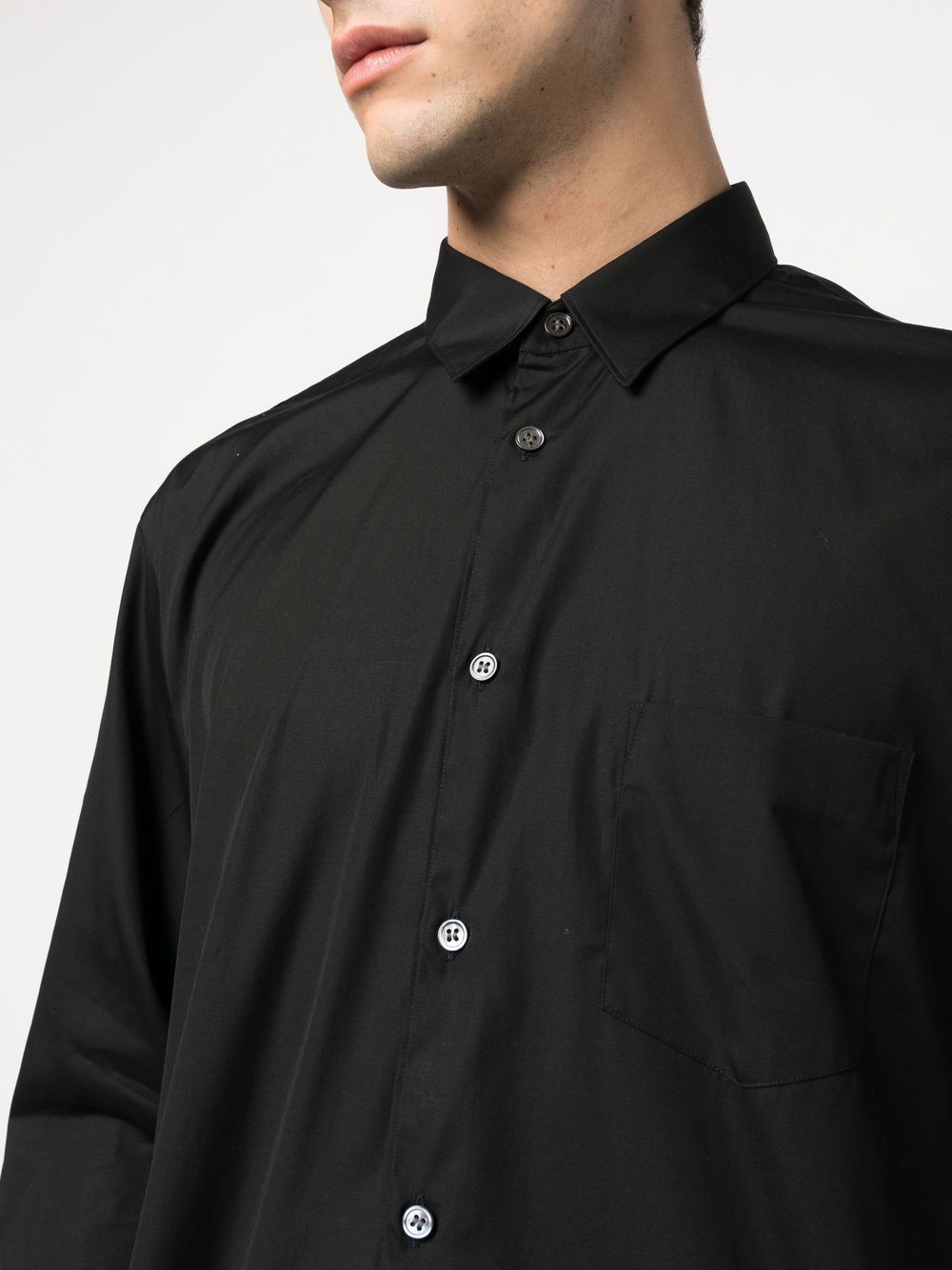 Comme des Garçons SHIRT - Chemise Forever - Black-Chemises-FZ-B021-PER-1