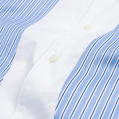 Comme des Garçons SHIRT - Long Sleeve Buttoned Shirt FK-B008 - White-Chemises-FJ-B008-S23