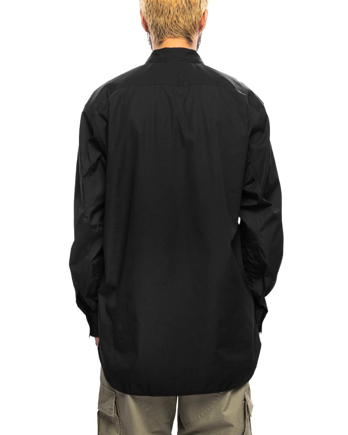 Comme des Garçons SHIRT - Long Sleeve shirt - Black-Chemises-FK-B030-S23