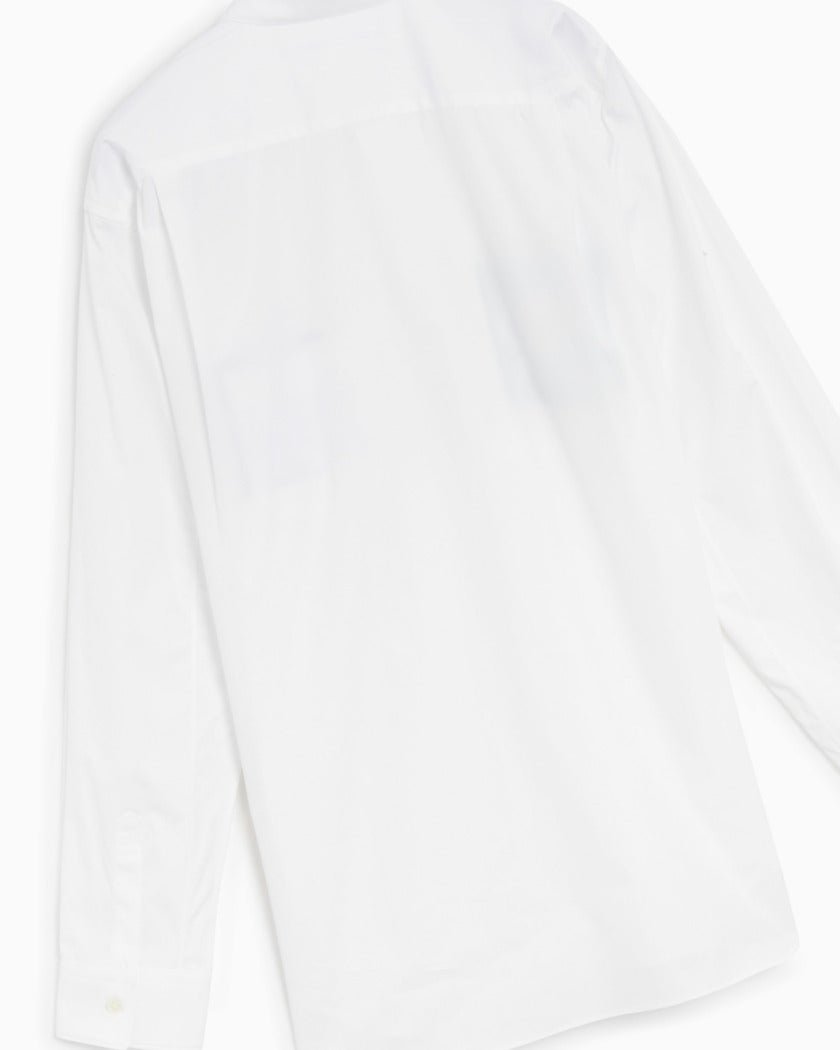 Comme des Garçons SHIRT x Invader - Long Sleeve Buttoned Shirt FJ-B028 - White-Chemises-FJ-B028-W22-1