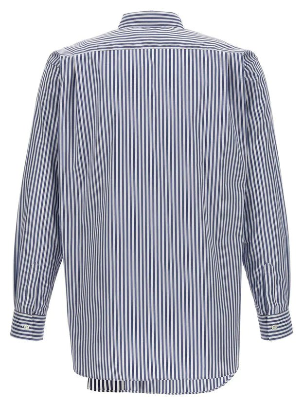 Comme des Garçons X Lacoste - Chemise à rayures FL-B008-W23-1-Chemises-FL-B008-W23-1
