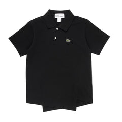 Comme des Garçons X Lacoste - Polo asymétrique FL-T015-W23-1 - Noir-Chemises-FL-T015-W23-1