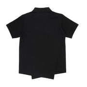 Comme des Garçons X Lacoste - Polo asymétrique FL-T015-W23-1 - Noir-Chemises-FL-T015-W23-1