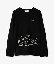 Comme des Garçons X Lacoste - Pull en laine grand logo FL-N003-W23-1-Pulls et Sweats-FL-N003-W23-1