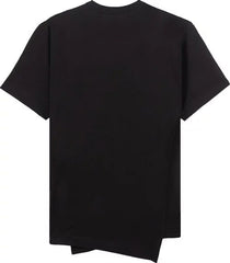 Comme des Garçons X Lacoste - T-Shirt Asymétrique FL-T014-W23-1- Noir-T-shirt-FL-T014-W23-1