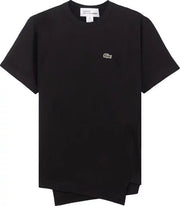 Comme des Garçons X Lacoste - T-Shirt Asymétrique FL-T014-W23-1- Noir-T-shirt-FL-T014-W23-1