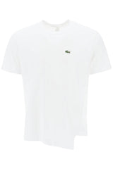 Comme des Garçons X Lacoste - T-Shirt Asymétrique FL-T014-W23-2- Blanc-T-shirt-FL-T014-W23-1