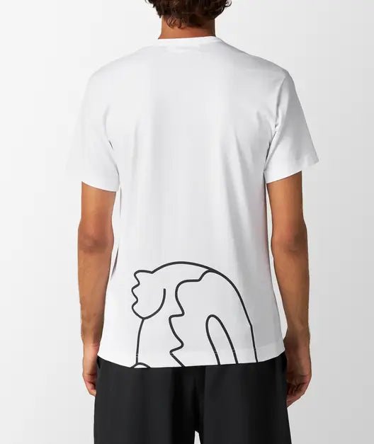 Comme des Garçons X Lacoste - T-shirt FL-T012-W23-2- Blanc-T-shirt-FL-T012-W23-2