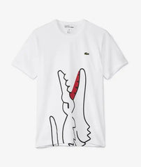 Comme des Garçons X Lacoste - T-shirt FL-T012-W23-2- Blanc-T-shirt-FL-T012-W23-2