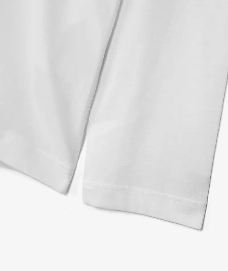 Comme Des Garçons SHIRT - Knit T-shirt Manches Longues - White FH-T012-W21-3-T-shirts-FH-T012-W21-3