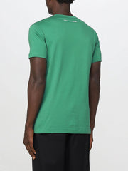 Comme Des Garçons SHIRT - Monochrome Tee-shirt with Logo FJ-T016 - Green-T-shirts-FJ-T016-W22-2