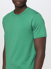 Comme Des Garçons SHIRT - Monochrome Tee-shirt with Logo FJ-T016 - Green-T-shirts-FJ-T016-W22-2