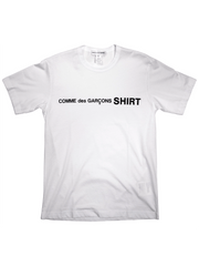 Comme des Garçons SHIRT - T-shirt logo CDG Shirt blanc W28116-3-T-shirts-W28116-3